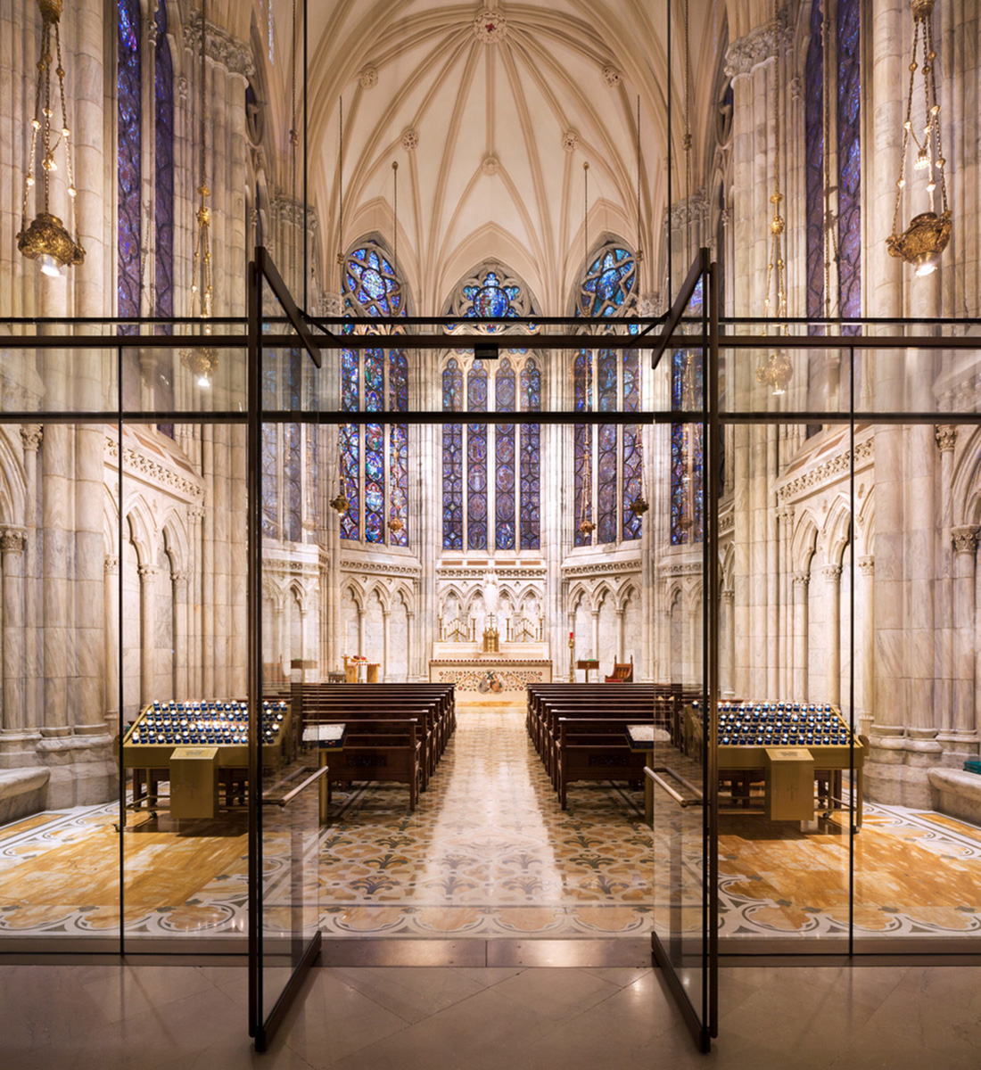 Interior renovation of St. Patrick's Cathedral designed by MBB Architects