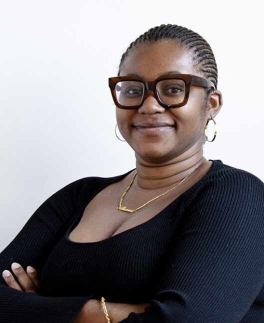 Portrait of Tracy Eteh-Benissan, a designer at MBB Architects